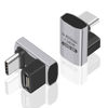 Picture of Duttek 240W USB C 180 Degree Adapter, 180 USB C Extendsion Adapte, U Shape USB C Male to Female 40Gbps Connector for Steam Deck, Thunderbolt, Switch, Laptop, MacBook 2 Pack