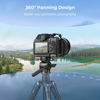 Picture of SmallRig CH3 Video Head, Tripod Fluid Head Pan Tilt Head with Quick Release Plate for Arca Swiss, Support 360° Swivel and 90° / -70° Tilt, Max Load 3kg / 6.6lb for Cameras, DSLR- 4936