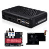 Picture of GeeekPi DeskPi Lite Pi5 Case with Power Button,PCIe to M.2 HAT,Active Cooler, and Dual Full-Size HDMI for Raspberry Pi 5, Supports M.2 NVMe M-Key 2230/2242/2260/2280 SSDs