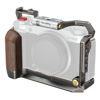 Picture of SmallRig Retro Cage for FUJIFILM X-M5, Built-in Wooden Handgrip and Quick Release Plate for Arca, Included Windshield/Hot Shoe Cover/Shutter Release Button - 4892