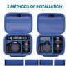Picture of XANAD Camera Case Compatible with Canon EOS Rebel T7 / R100 / R50 / R6 Mark II / R8 / T100, Sony, Nikon DSLR Camera, Lens, Tripod, with 4 Pieces of Dividers and Shoulder Strap(Blue)