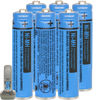 Picture of HIECTPRO BK-30AAABU NI-MH AAA Rechargeable Battery 1.2V 300mah 6Pack AAA NiMH Batteries for Panasonic Cordless Phones, Remote Controls, Electronics