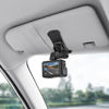 Picture of SUREWO Car Sun Visor Mount, Quick Clip Sun Visor Mount with Universal Ball J Hook Compatible with GoPro Hero 13 12 11 10 9 8 7 6 5 Black,DJI Osmo Action 5 pro/4/3,AKASO and More