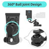 Picture of SUREWO Car Sun Visor Mount, Quick Clip Sun Visor Mount with Universal Ball J Hook Compatible with GoPro Hero 13 12 11 10 9 8 7 6 5 Black,DJI Osmo Action 5 pro/4/3,AKASO and More