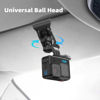 Picture of SUREWO Car Sun Visor Mount, Quick Clip Sun Visor Mount with Universal Ball J Hook Compatible with GoPro Hero 13 12 11 10 9 8 7 6 5 Black,DJI Osmo Action 5 pro/4/3,AKASO and More
