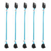 Picture of ADCAUDX 5-Pack SATA III Cable 8-inch Short SATA-Right Angle-Cable 0.2M SATA 90-Degree Cable Thin-SATA Cable Flexible-SATA to SATA 90 Degree 6Gb-SATA Data Cable for Hard Drive (0.6FT)