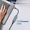 Picture of USB C to Ethernet Adapter, Driver Free RJ45 to USB C, 1Gbps Type-C Gigabit Ethernet LAN Network Adapter for MacBook Pro/Air, for iPhone 15 Pro/Max, for Dell XPS, for Galaxy S8-S23