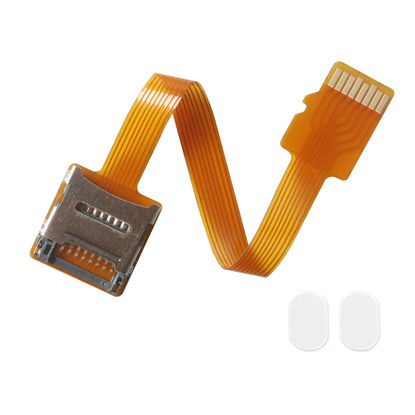 Picture of PinQiongZhe Micro SD to Micro SD Card Extension Cable TF Card Adapter Flexible Male to Female Extension Cord(3.9in/10cm)