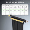 Picture of SinLoon PCIe 3.0 X8 Extension Cable PCI-E 8X Male to Female Riser Cable 25CM (90 Degree M/F)