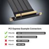 Picture of SinLoon PCIe 3.0 X8 Extension Cable PCI-E 8X Male to Female Riser Cable 25CM (90 Degree M/F)