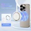 Picture of Magnetic Cell Phone Fan,3 Speeds Mini Personal Fan with Flexible Angle Design & Phone Ring,USB Desk Fan for iPhone 15 14 13 12 Pro Max Plus,Mag-Safe Case & All Phones,Portable Summer Outdoor Phone Fan