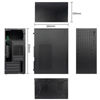 Picture of Micro ATX Case PC Case: MATX Case Mini PC ITX Desktop Computer Case Support Micro ATX MATX DTX ITX Mini PC with USB3.0, Support 3.5'' HDD (Black)
