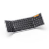 Picture of ProtoArc Foldable Bluetooth Keyboard, XK01 Folding Wireless Portable Keyboard with Numeric Keypad, Full-Size Travel Keyboard for iPad Tablet Smartphone Laptop PC Windows iOS Android, Black Silver