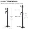 Picture of Photography Studio Ceiling Camera Mount 360° Rotation Wall Ceiling Light Mount Boom Arm Up to 28.3inch for Photo Video Monolights, Umbrellas, Reflectors, Overhead with 3/8" &1/4" Thread Adapter