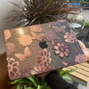 Picture of Teryeefi for MacBook Air M2 M3 13.6 Case 2022 2023 2024 2025 Release A2681 A3113, Clear Hard Shell with Keyboard Cover & USB 3.0 Adapter & Screen Protector, Gold Floral Butterfly