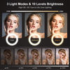 Picture of Ring Light with Stand for Streaming - Evershop 10'' Led Desk Lighting with Phone Holder for Laptop,Webcam,Computer Monitor,Circle Lights for Video Recording, Zoom Calls, Online Meetings,Selfie, Makeup