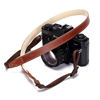 Picture of CANPIS CP008 Camera Shoulder Neck Strap compatible with Canon Nikon Leica Fuji Sony Olympus etc. Brown Color, Adjustable Length, Slim with Flocking Comfortable Pad