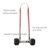 Picture of CANPIS CP008 Camera Shoulder Neck Strap compatible with Canon Nikon Leica Fuji Sony Olympus etc. Brown Color, Adjustable Length, Slim with Flocking Comfortable Pad