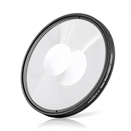 Picture of GREEN.L 82mm Spiral Halo Camera Lens Filter Halo Swirl Filter