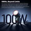 Picture of Godox V100 C V100C 100Ws TTL Li-ion Round Head Flash for Canon Camera,One-Tap Pairing with X3,400 Full Power Flashes,1.7s Recycle Time, SU-1 Sub Flash for Canon Cameras (USA Versions)
