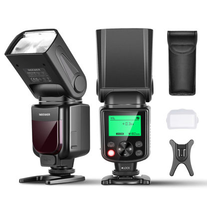 Picture of NEEWER NW635II-S TTL Camera Flash Speedlite with Soft Diffuser, Compatible with Sony A9 II A9 A7R V A7R IV A7 IV A7R III A7S III A7 III A7S II A7R II A7S A7 A7C A1 A6600 A6500 A6100 A6000 A99 A350