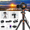 Picture of 68" Tripod for Camera, 2 in1 Camera Tripods & Monopods with Removable Handle, Professional CNC Ball Head Camera Tripod, Heavy Duty Tripod for DSLR Camera Lasers Spotting Scope Binoculars Telescope