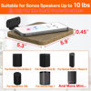 Picture of Pairs of Speaker Wall Mount for Sonos Speaker Mount, Adjustable Wall Shelf for Sonos Speaker Wall Mount Floating Shelf for Sonos One(Gen 2), One SL,Play:1, Roam 2, Era 100 and More Small Speakers