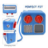 Picture of Hard Carrying Case and Silicone Skin Cover for YOTO Mini Screen-Free Bluetooth Audio Player, Compatible Accessories for Yoto Mini Make Your Own Card - Kids Screen-Free Bluetooth Audio Player (Blue)