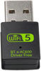 Picture of Bluetooth Dongle, WLAN USB Stick 600Mbps USB WiFi Bluetooth Adapter PC Dual Band 2.4GHz/5GHz Wireless Wi-Fi Network Card