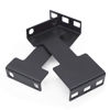 Picture of Aiwaiufu Server Rack Depth Extender, 1U Recessed Rack Extender Deep Mount Adapter Kit for Network Rack