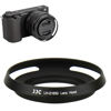 Picture of JJC Screw-in Mount Metal Lens Hood Shade Protector for Sony E PZ 16-50mm f/3.5-5.6 OSS & OSS II SELP1650 Lens On Sony ZV-1F ZV1F ZV-E10 A6600 A6500 A6400 A6300 A6100 A6000 A5100 A5000