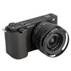 Picture of JJC Screw-in Mount Metal Lens Hood Shade Protector for Sony E PZ 16-50mm f/3.5-5.6 OSS & OSS II SELP1650 Lens On Sony ZV-1F ZV1F ZV-E10 A6600 A6500 A6400 A6300 A6100 A6000 A5100 A5000
