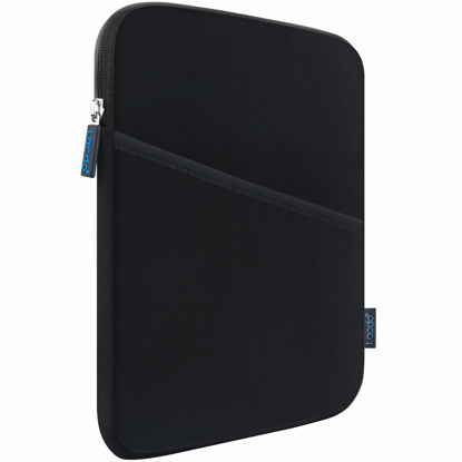Picture of Lacdo Tablet Sleeve Case for 13 inch New iPad Pro M4 2024, 13 inch New iPad Air M2 2024, 12.9 inch New iPad Pro M2&M1 6th/5th with Magic Keyboard and Smart Keyboard Folio Protective Bag, Elegant Black