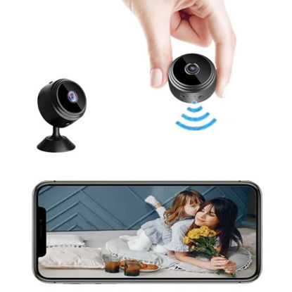 Picture of OVWE Mini Hidden Camera, 1080P Night Vision Spy Camera，Wide-Angle Home Security Camera with Motion Detection