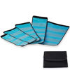 Picture of 2 Pieces Camera Filter Case Pouch 12 Pocket Camera Filter Bag Wallet Foldable Camera Lens Filter Wallet Case Bag Pouch Lens Filter Case Pouch Portable Len Filter Pouch, Black