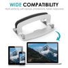 Picture of LOTEYIKE Aluminum Vertical Laptop Stand, MacBook Pro Laptop Vertical Stand Dock Holder with Adjustable Slot Fits All Laptops Notebook Tablets MacBook Air- Save Space & Improve Airflow, Silver