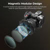 Picture of SmallRig Neutral Density Magnetic Filter Kit (3 Pcs), ND8, ND64, and ND1000 Filter, Dual-Sided 16-Layer Coating, Only for SMALLRIG Matte Box with Adjustable Clamp 4409/4411 / 4412/4415-4799