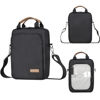 Picture of Kailaien 7-9 Inch Tablet Sleeve Bag, Ipad Bag for iPad Mini 6/5/4/3/2,Samsung Galaxy Tab A7 Lite 8.7" / Tab A 8.0",Kindle 2022/10/9/8/7/6,eReader,with Removable Shoulder Strap (Black)