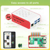 Picture of iRasptek Basic kit for Raspberry Pi 5 RAM 4GB with Case and Active Cooler