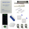 Picture of Waterproof Metal Fingerprint keypad Device Magnetic Lock System with Remote Control&Wireless exit Button Phone app remotely add/Delete User Open Door
