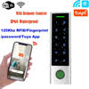 Picture of Waterproof Metal Fingerprint keypad Device Magnetic Lock System with Remote Control&Wireless exit Button Phone app remotely add/Delete User Open Door