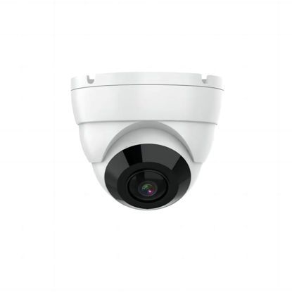 Picture of 1080P 2MP 180 Degree Wide Angle Analog Coax BNC Dome Security Camera HD-TVI/CVI/AHD/960H Analog 4 in 1 Super Hybrid HD CCTV Surveillance 1.8mm Fisheye Lens Outdoor/Indoor IR Day&Night Vision
