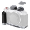 Picture of SMALLRIG X-M5 Handgrip L-Shape Grip for FUJIFILM X-M5, Built-in Quick Release Plate for Arca, Lightweight Silicone Side Handle, Includes Windshield with Cold Shoe Adapter (Sliver) - 4875