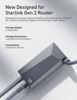Picture of Upgraded Ethernet Adapter For Starlink - RJ45 Gigabit Ethernet Adapter for Starlink Actuated Gen 2 for Starlink Rectangle Dish Satellite Internet V2 for Starlink network to wired external Accessories