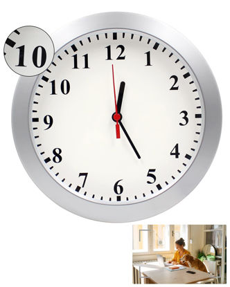 Picture of Hidden Camera Wall Clock, HD 1080P Security Spy Camera Clock with Motion Detection, Indoor Security Nanny Cam for Home Office, No Wi-Fi No Audio