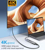 Picture of USB C Hub HDMI Adapter for Monitor, VIENON 7 in 1 USB C Docking Station with 4K HDMI, SD/TF Card Reader, 100W PD, 2*USB 3.0, USB C Data Ports Compatible for MacBook Pro, XPS More Type C Devices