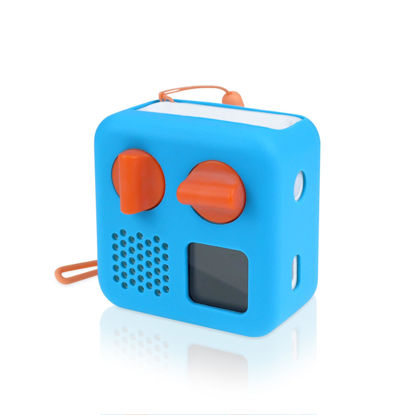 Picture of Jacket Compatible with Yoto Mini (2024 Edition) Bluetooth Audio Player, Silicone Case Only, Blue