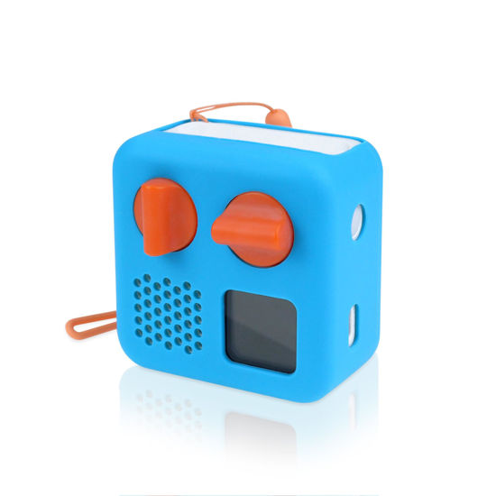 Picture of Jacket Compatible with Yoto Mini (2024 Edition) Bluetooth Audio Player, Silicone Case Only, Blue
