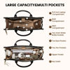 Picture of LOVEVOOK Laptop Tote Bags for Women Work Bag 15.6 inch Large Professional Teacher Purse Lightweight Computer Bag Briefcase Business Office, Beige-black