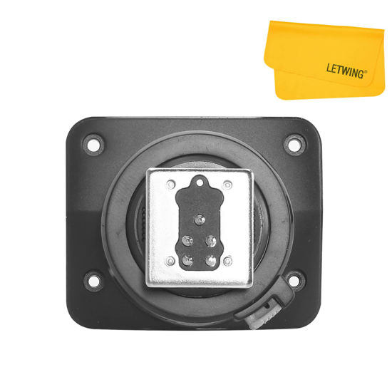 Picture of Godox V1C Hot Shoe Replacement, Hot Shoe Mounting Foot Compatible for Godox V860III-C V1-C Canon Flash Repair Parts Accessories